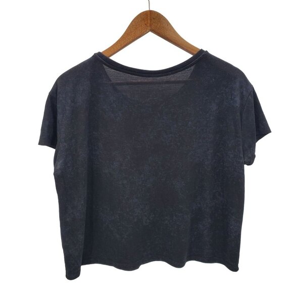 Grayson Threads Juniors Rose Pocket Crop Top Tee T-Shirt Size M Short Sleeve - Picture 4 of 12